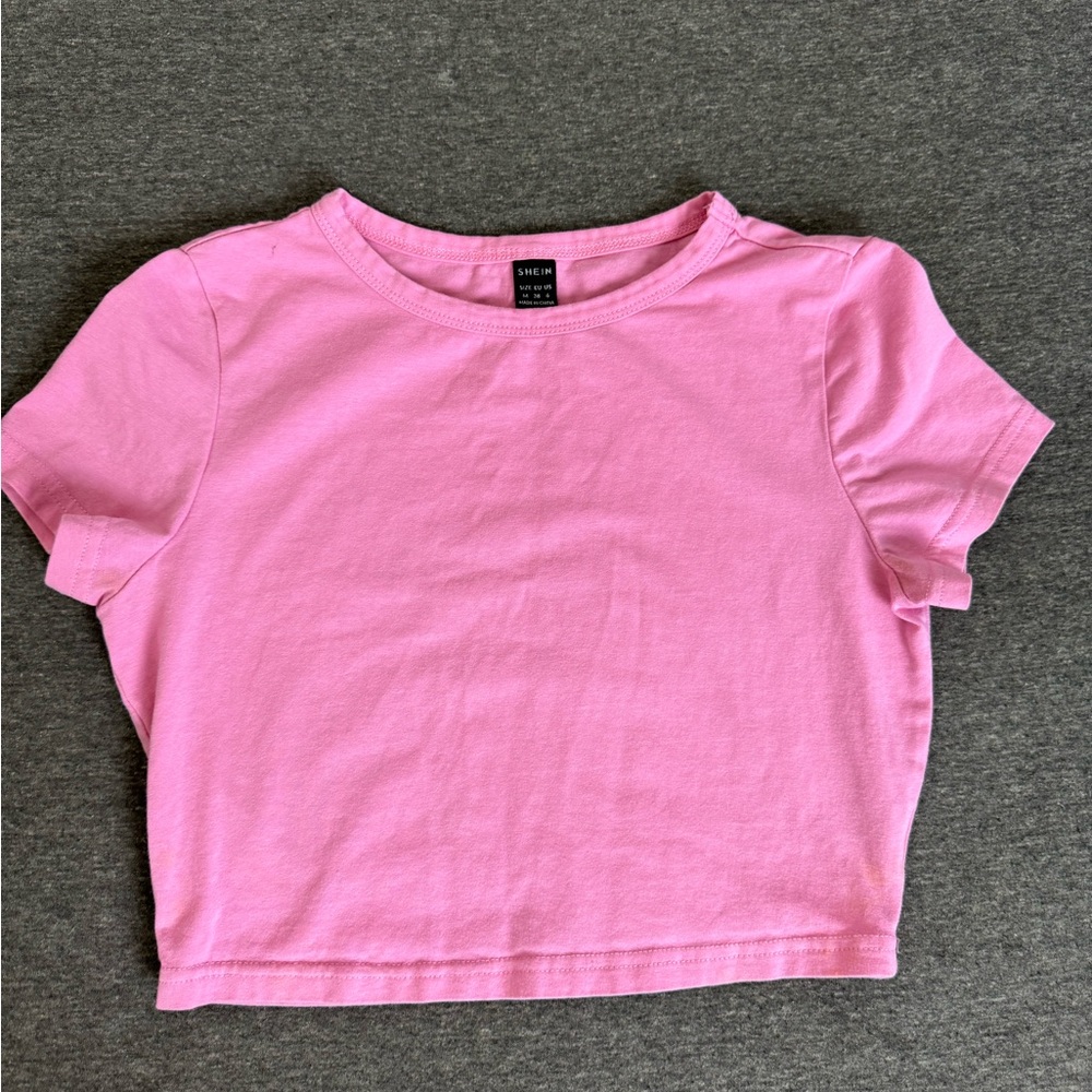 SHEIN Pink Crop Top💗🌸🌷